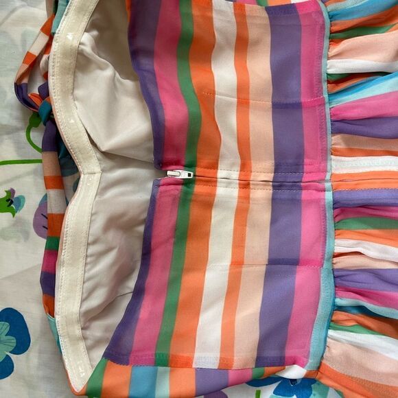 ModCloth Sherbet Stripe Halter Dress - Picture 9 of 12